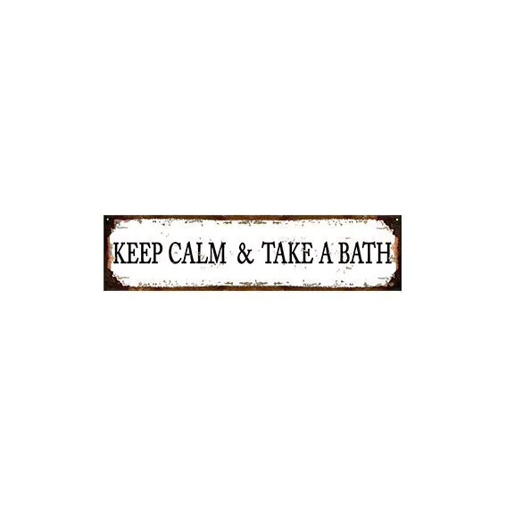 Keep calm and take a bath