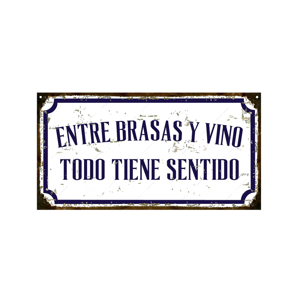 Entre brasas y vino