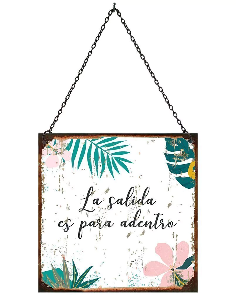 La salida es para adentro