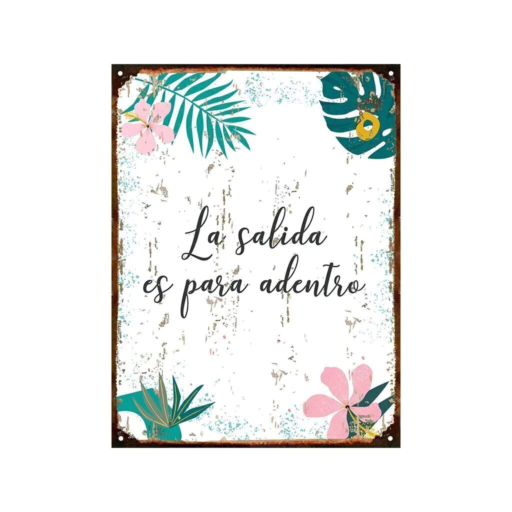 La salida Tropical verde y rosa