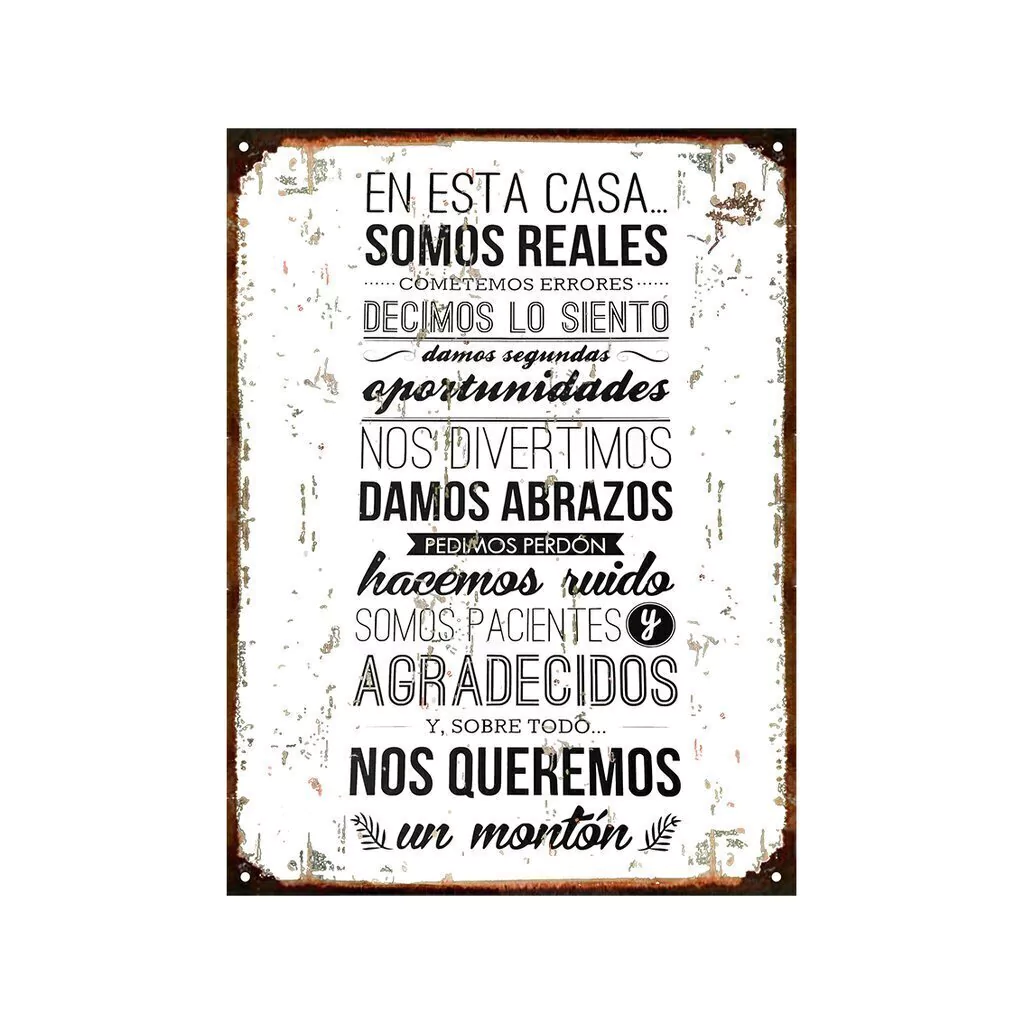 En esta casa somos reales