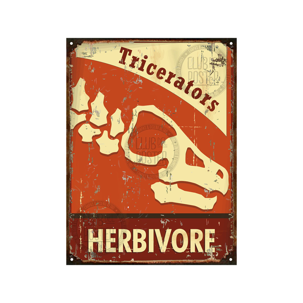 Tricerators Hervivore Dinosaurio