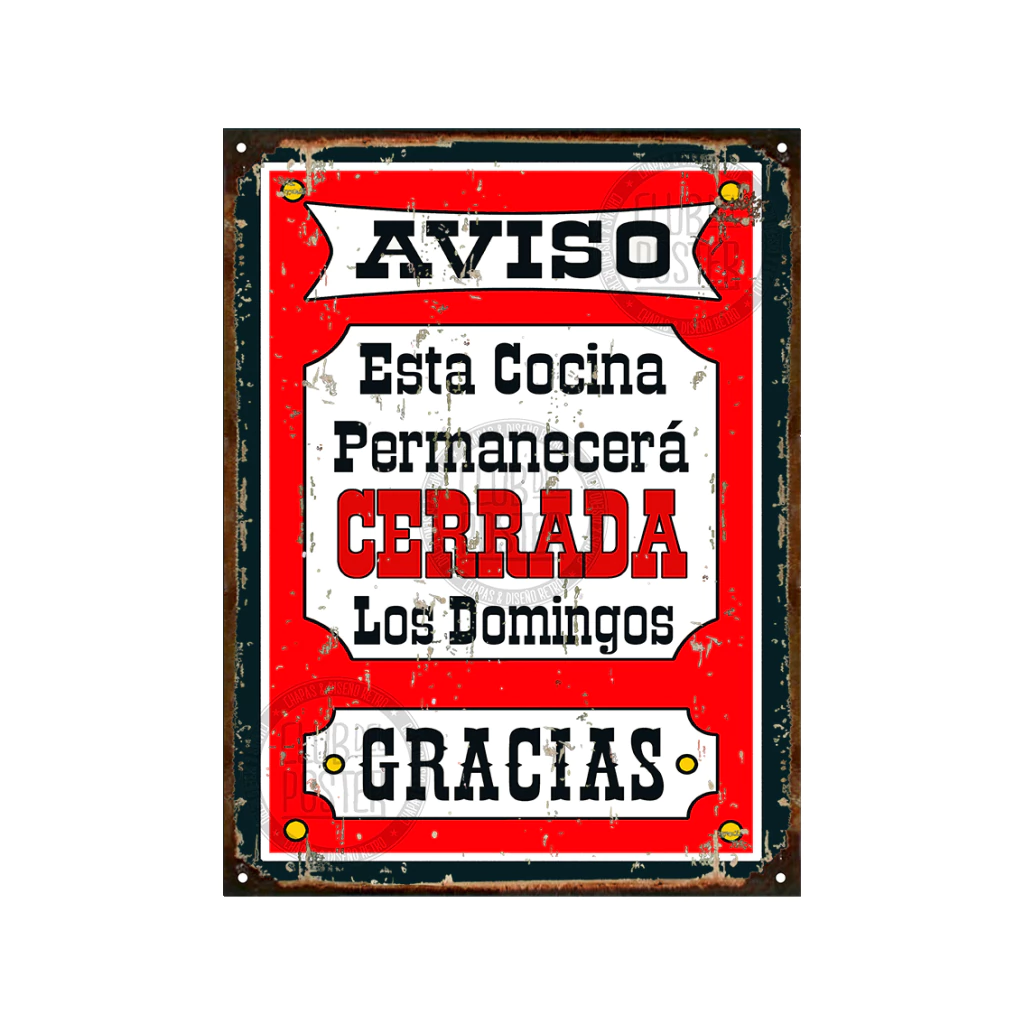 Cocina cerrada
