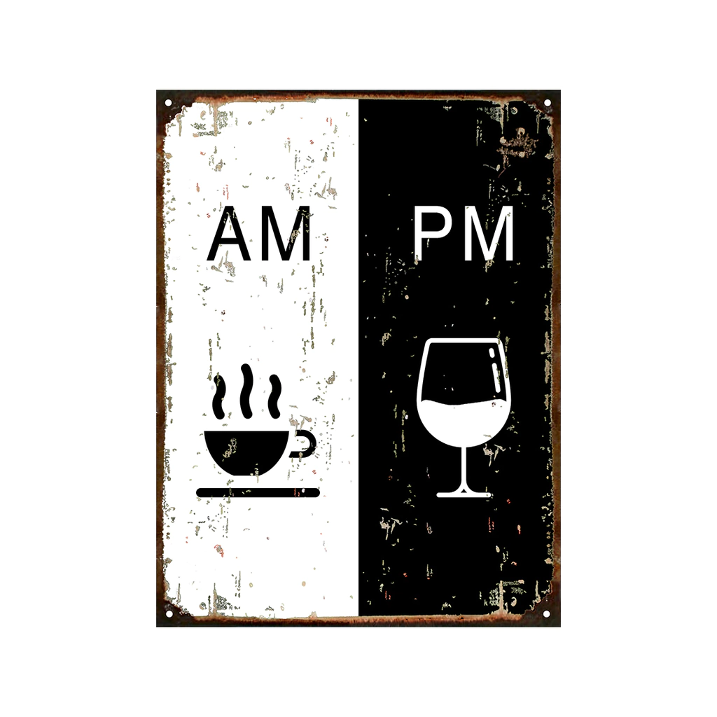 AM café PM Vino