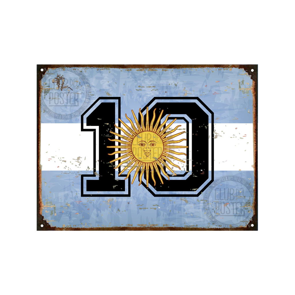 Bandera Argentina mundial 10