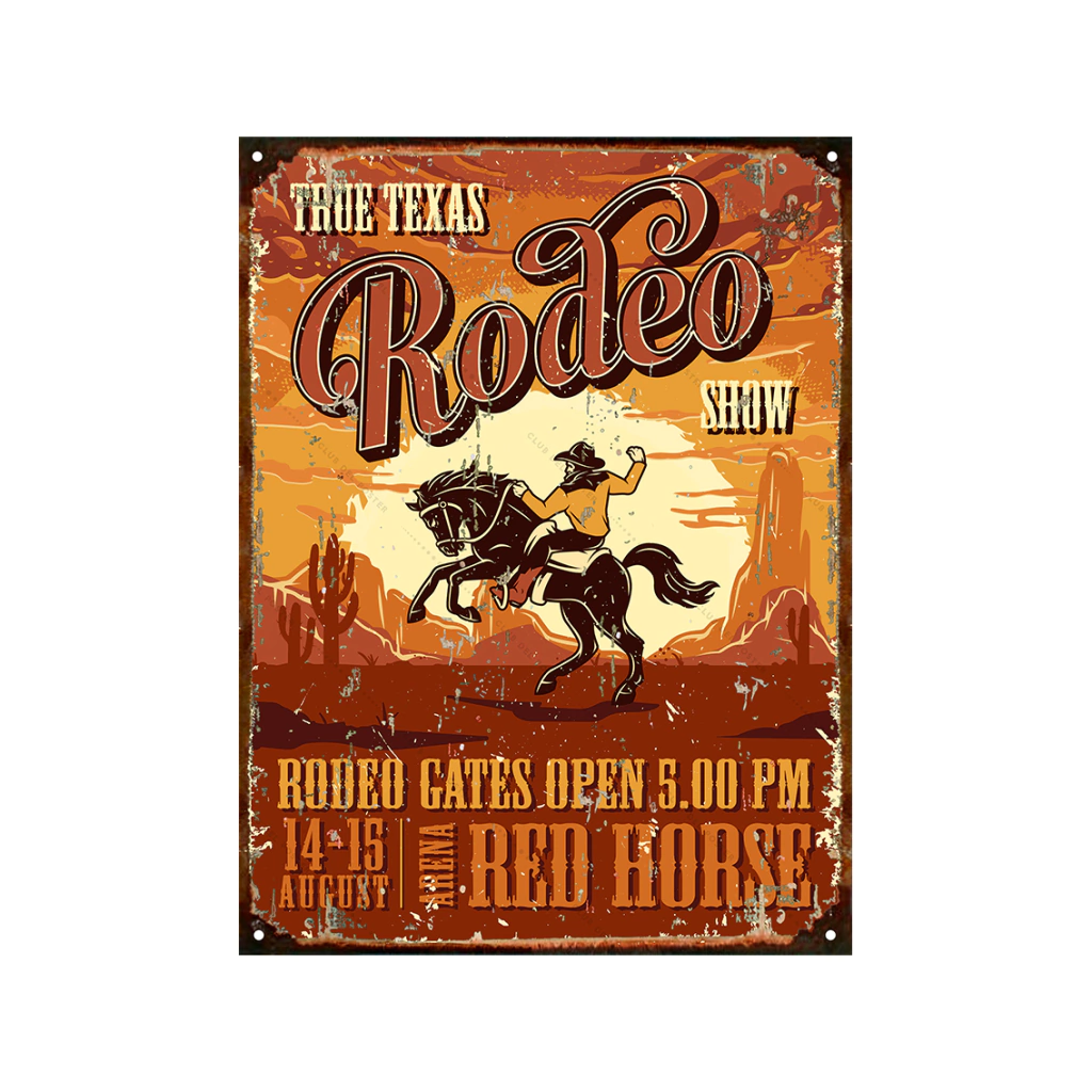Texas Rodeo Show Cowboy