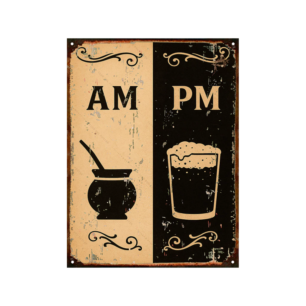 Fileteado Mate Fernet AM PM