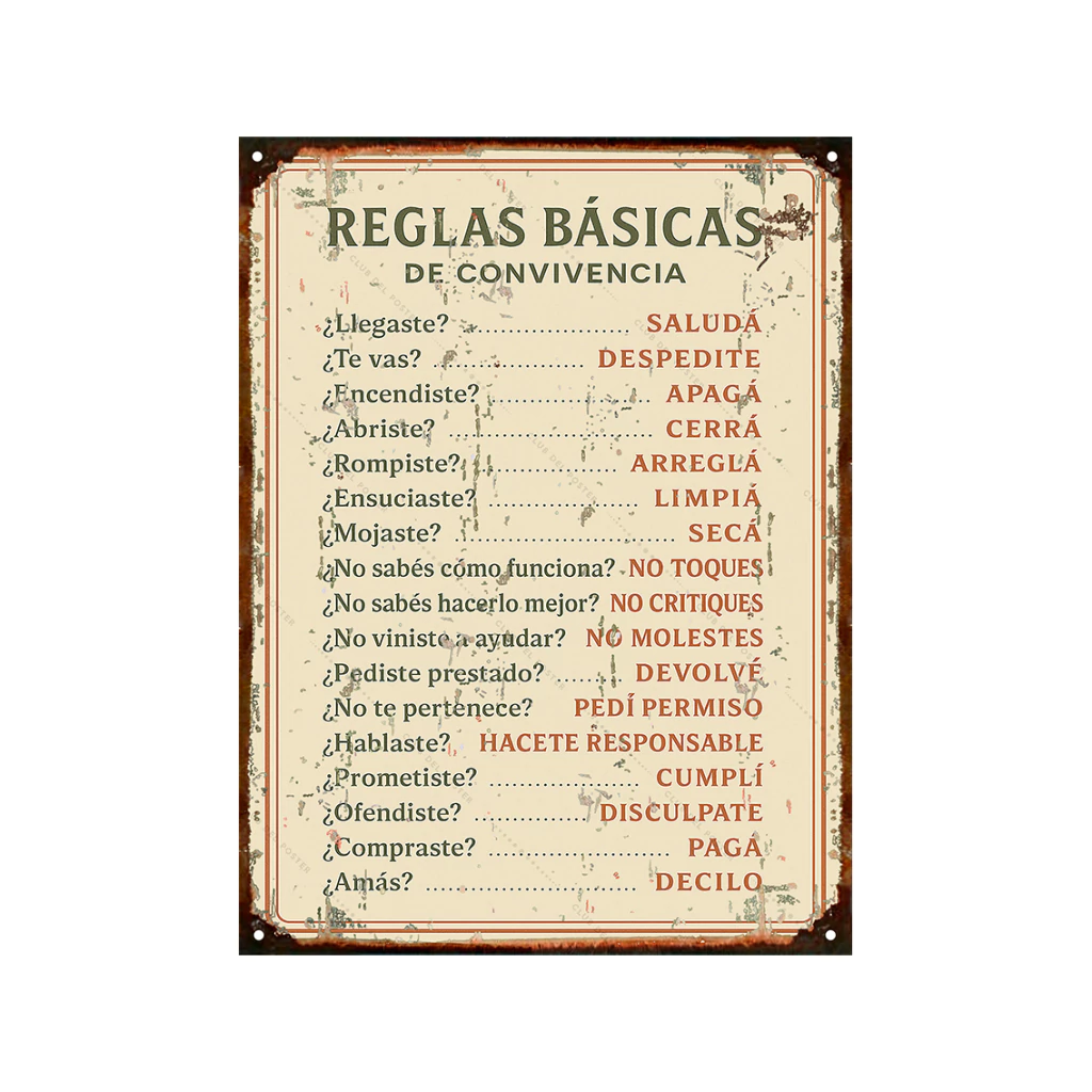 Reglas de Convivencia